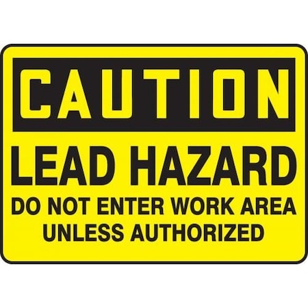 Accuform Caution Sign, MCAW610VP MCAW610VP
